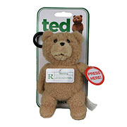 Ted R-Rated Talking Backpack Clip Plush Teddy Bear